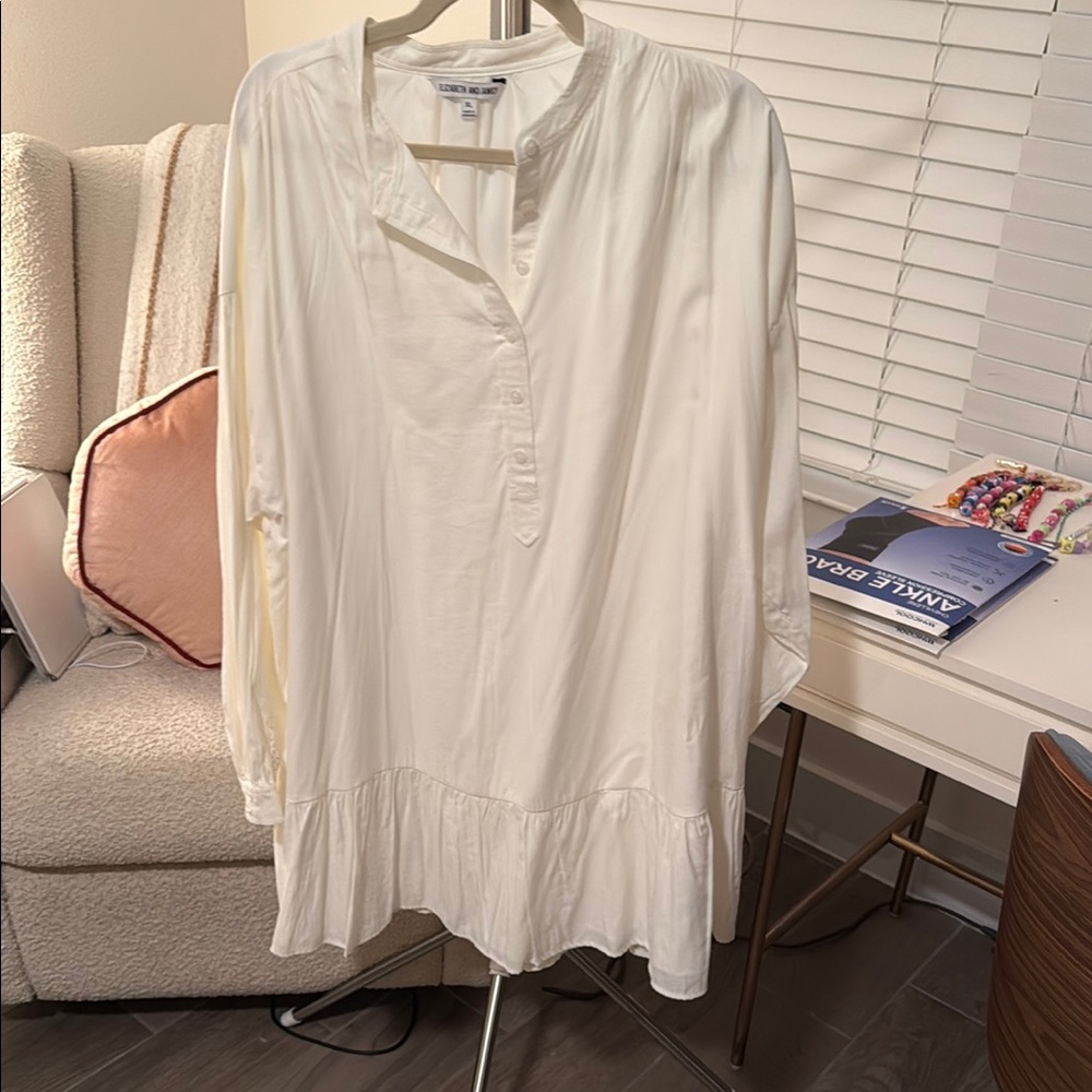 Elizabeth and James White Tunic dress